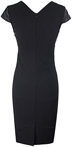 KEBINAI Womens embroidered Dobby fabric Ruched Bodycon Party Cocktail Dress Black22 Plus