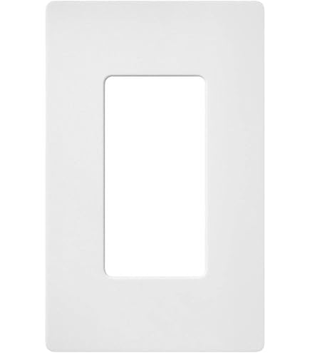 Oversized Blank Decora Rocker GFCI Wallplate - Black