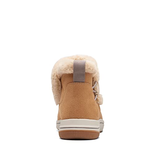 Clarks+Women%27s+Breeze+Fur+Ankle+Boot+Dark+Olive+Textile+8 for sale ...