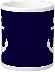 Nautical Large Funny White Coffee Mug 11 Oz
