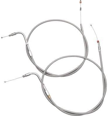 Barnett Performance Products - Stainless Clear-Coated Idle Cable (+4in.)
