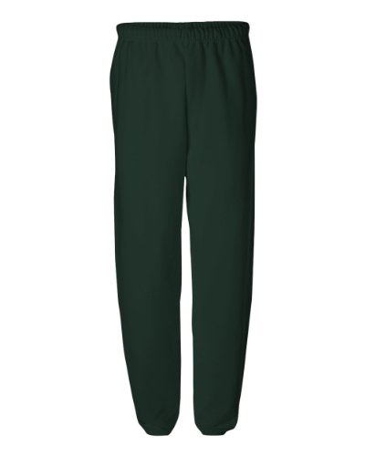 Jerzees 50/50 sweatpants - forest green - small