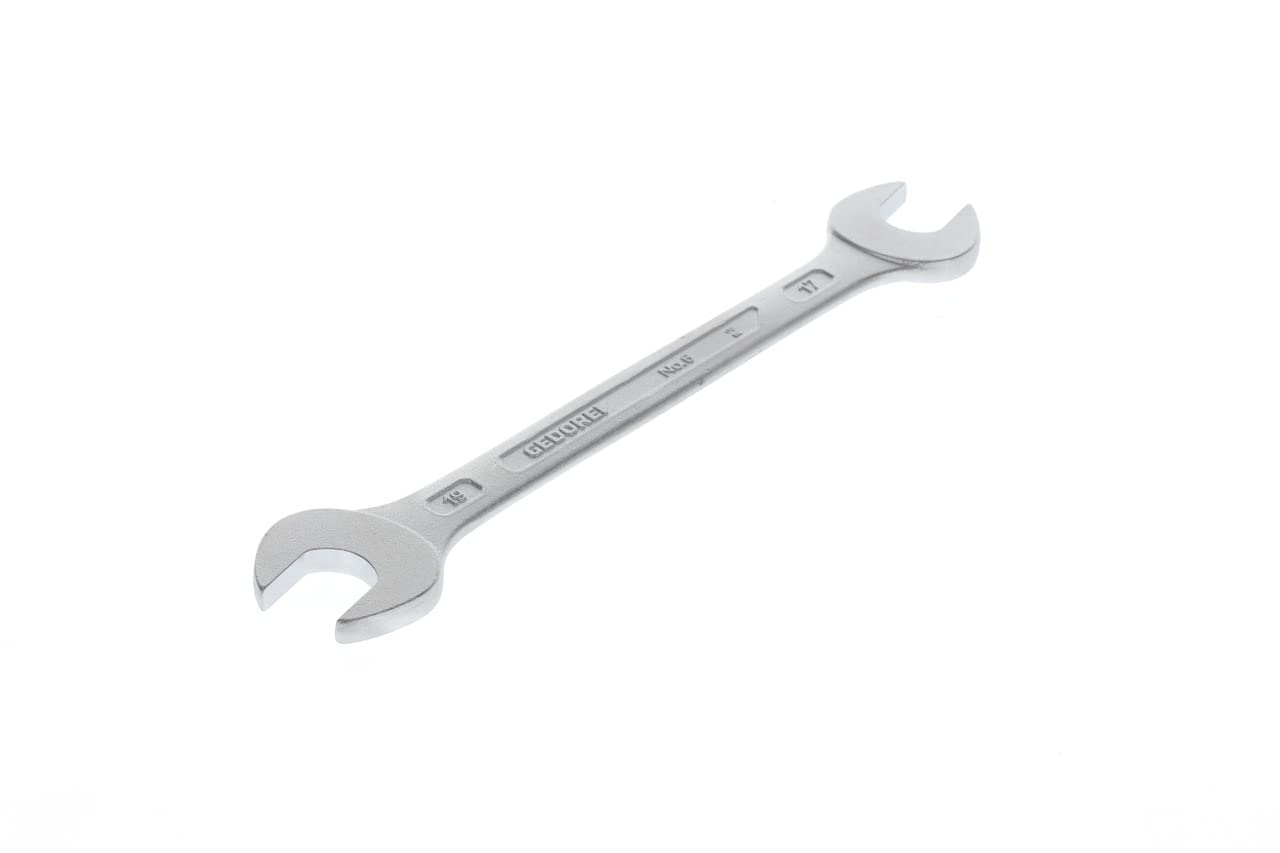 GEDORE 6-17X19 17 x 19 mm D3110 Double Open Ended Spanner - Silver