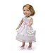 14 Inch Doll Clothes ( Fancy Flower Dress with Matching Pink Dress Shoes and Purse) Fits American Girl Wellie Wishers Dolls