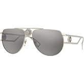 Versace VE2225 Aviator Sunglasses for Men +BUNDLE with ACCESSORY EYEWEAR KIT