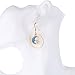 SUNSCSC Enamel Moon Star Earth Planet Drop Hook Earrings Long Pendant Dangle Jewelry for Woman