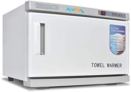 Professional Towel Warmer Cabinet, UV Sterilizer 2 in 1, Use for SPA, Hair Beauty, Salon and Home, 16L High Capacity, Hold 20-30 Towels