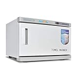 Professional Towel Warmer Cabinet, UV Sterilizer 2 in 1, Use for SPA, Hair Beauty, Salon and Home, 16L High Capacity, Hold 20-30 Towels
