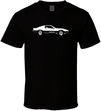 1987 Chevrolet Camaro Iroc Z 5 7 V8 B and W Vintage Car Lover T Shirt L Black