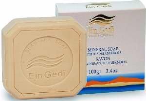 Ein Gedi Dead Sea White Collection Mineral Soap 100gr 3.4oz by Ein Gedi
