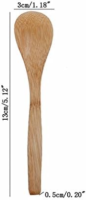 2 pcs Kitchen Cooking Tools 6pcs Japanese Style Kitchen Cooking Wood Soup Spoon Healthy Wood Spoon Rice Spoon Children Tableware