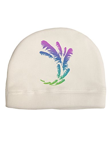 TooLoud Tropical Feathers Child Fleece Beanie Cap Hat