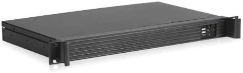 iStarUSA D-118V2-ITX-DT 1U Compact Server/Desktop Mini-ITX Chassis (Power Supply Not Included) (146359)