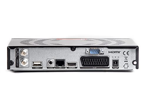 Viark SAT 4K - Digitale satellietontvanger 4K UHD DVB-S2X Multistream H.265 4000MIPS 1.0 GHz 60fps 10 Bit 3D, met LAN, USB WiFi-antenne en CA-kaartlezer