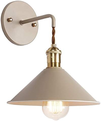 Macaron Wall Lamp, Wall Lamp with Switch 7 Color Macaron Wall Lamp E27 Edison Copper Lamp Holder with Frosted Paint Bedside Lamp Bathroom Wash Basin Lamp (Color : D)