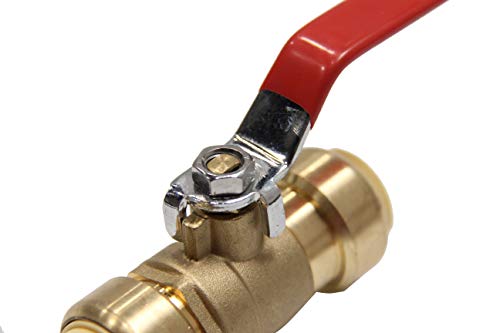 image for EFIELD Höger 1/2 Inch Ball Valve for Push-Fit Valve Full Port Ball Va