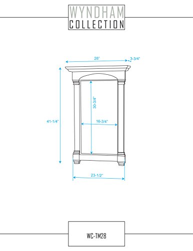 Wyndham Collection Andover 80 inch Double Bathroom Vanity in White with White Carrara Marble Countertop, Undermount Oval Sinks, and 28 inch Mirrors - Thumbnail 4