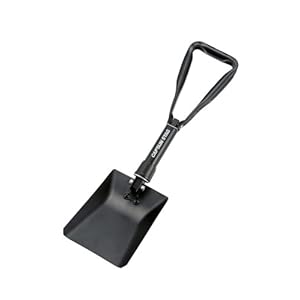 キャプテンスタッグ シャベル スコップ 角型 スチールフォールディング バッグ付UA-4501