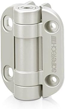 Safetech TopKlik Self Closing Gate Hinge- with legs (SHG-90L) - White