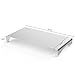MoKo Monitor Riser Stand, Universal Aluminium Steady Monitor / Laptop / iMac / MacBook / PC Stand, with Keyboard Storage, SILVER