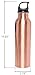 Mindful Design Pure Copper Polished Water Bottle - Leak-Proof Solid Copper Vessel for Ayurvedic Health Benefits (31 oz)