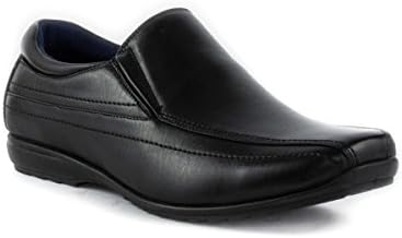 Us Brass Mens Black Tramline Stitch Driving Moccasins Loafer Shoes