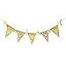OULII Yellow Lemon Theme Banner Flag Garland Baby Anniversary Birthday Baby Shower Party Decoration