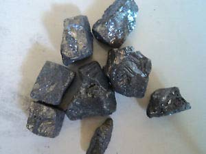 Pmw - Natural Surma Stone - Kohl - Stibnite - 1 Kilo - For Pooja & Cooling Of Eyes - Loose Packed