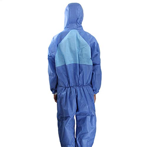 Lay-Protective-Coverall-Hooded-Radioactive-Suit-Elastic-Waist-Clothing-Anti-Static-Anti-Chemical-Radiation-Protection