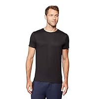 32 DEGREES Mens Cool Crew Neck Tee-Black-L