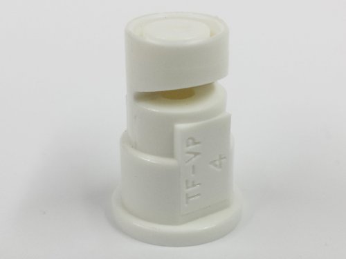 Polymer, Turbo FloodJet Wide Angle Flat Spray Tip - White