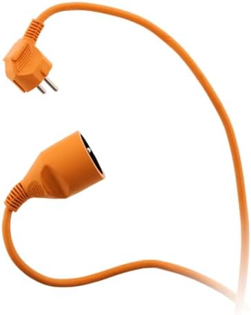 - Extensión de jardín 16A HO5VV-F 3G1.5 2P+Tierra 25m - Naranja