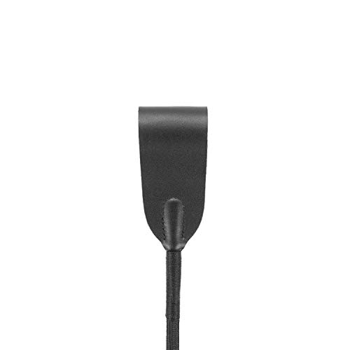 SCARLET KITTEN Riding Crop Horse Whip Spanking with Wide Leather Loop Slapper Jump Bat (Black) - Thumbnail 2
