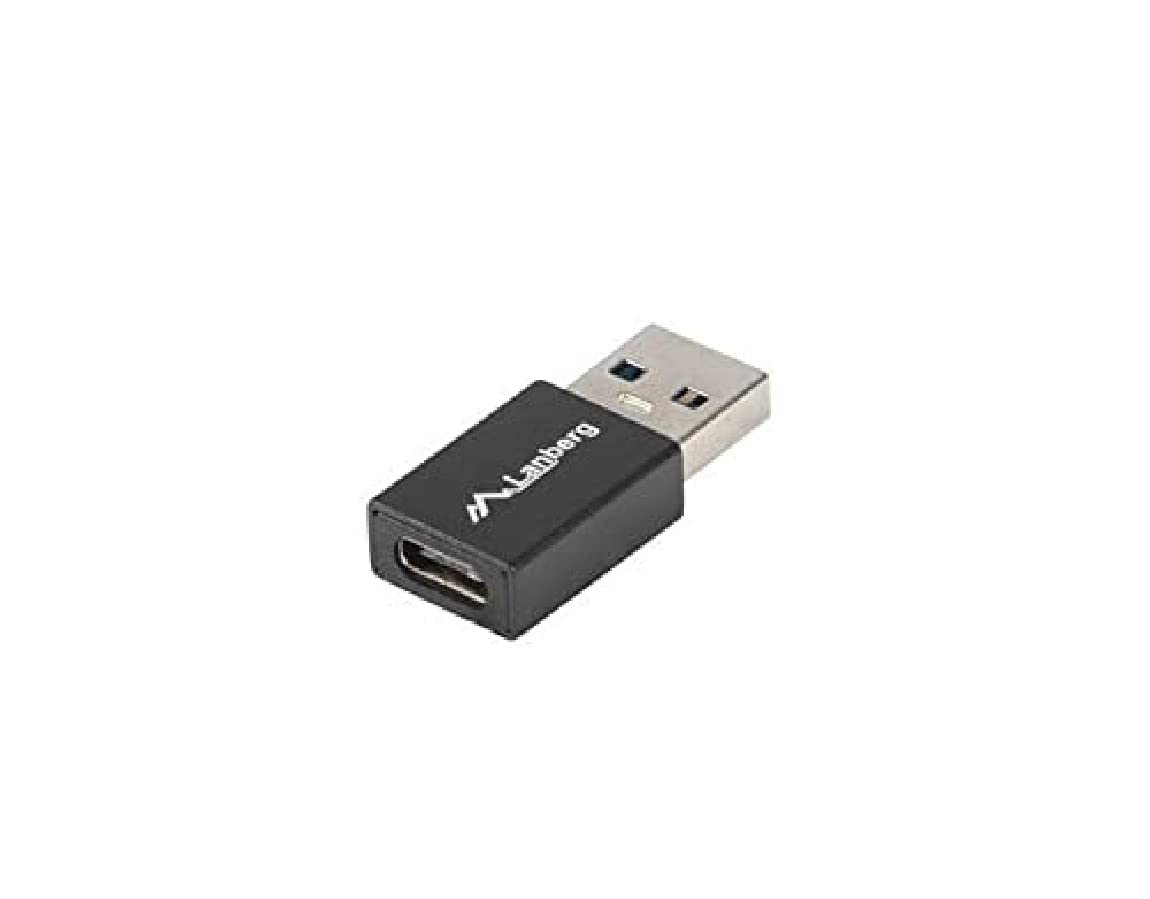 LANBERG USB 3.1 A USB Adapter Type C M/H Black AD-UC-UA-01