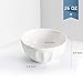Sweese 106.001 Porcelain Fluted Bowl Set - 26 Ounce for Cereal, Salad and Soup - Set of 6, White, SYNCHKG128940