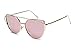 GAMT Vintage Metal Frame the Color Film Polarized Sunglasses Barbie pink Gold frame
