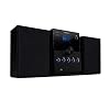 auna MC-30 DAB microstereosysteem – 2,4-inch kleurendisplay, 2-weg luidsprekerset, cd-speler, 20 watt max. DAB + tuner, FM PLL, Bluetooth, AUX, afstandsbediening, zwart