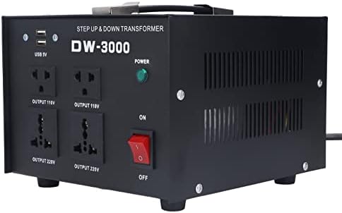 thumbnail image 2 of 3000W Voltage Converter Transformer - Step Up/Down 110V-220V - Labwork LAW152988 2 of 5