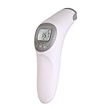 Good-health Non Contact Infrared Digital Forehead Thermometer for Baby, Adult and Elderly - 20 Memory Recall- Fever Alarm, CE and FDA Approved (Grey)