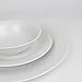 Winnsoma Elegante 18-Piece White Porcelain Dinnerware Set, Service For 6. Complete Set With 6 Dinner Plates, 6 Side Plates And 6 Small Bowls