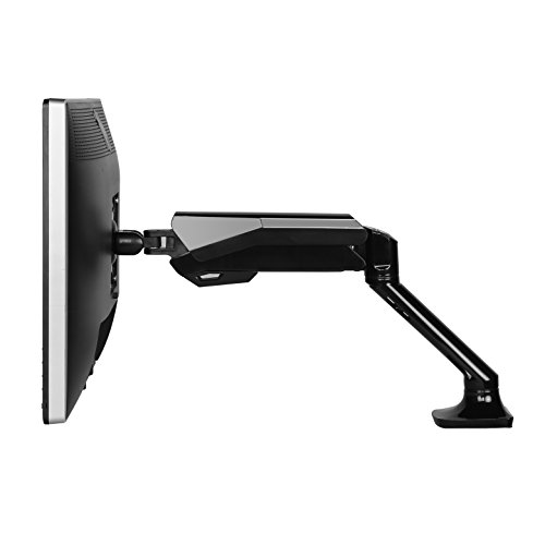 FlexiSpot Desk Monitor Mount, Gas Spring Single LCD Arm for 10″-27″ Flat Screen (F6A)