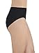 Vanity Fair Women's Body Caress Hi Cut #13137, Midnight Black, 9