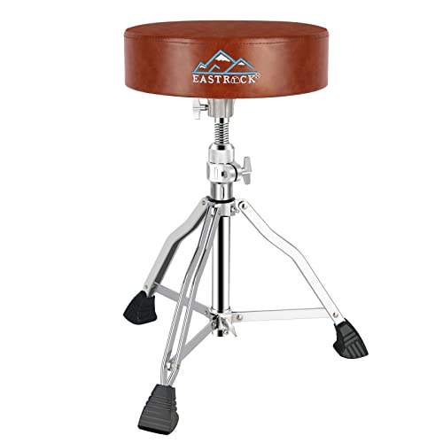 EASTROCK Drum Throne Adjustable Height Swivel Padded Drum Stools Drum