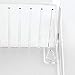 mDesign Plastic Wall Mount, 2 Tier Storage Organizer Shelf for Bathroom, Kitchen; Holds Vitamins, Supplements, Aspirin, Medicine Bottles, Nail Polish, Cosmetics and More, Ligne Collection - Clear
