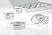 SE 15-Piece Set of Aluminum Storage Containers - 87015DB-M