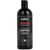 Live Bearded All-Natural Conditioner for Men - Promotes Hair Growth - Thinning and Hairloss - Deep Conditioning, Moisturizing | American Scent - Cedar, Vetiver, Bergamot