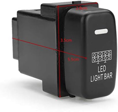 Anyutai Universal LED Switch Pathfinder Driving Light Black Durable