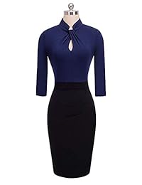 ROSE IN THE BOX vestido de trabajo con volantes, estilo empresarial, delgado, para mujer