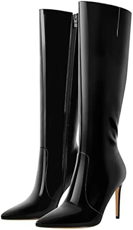 Amazon.com: YDN Women Decorative Front Zipper Metal Square Toe