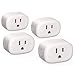 Nooie Smart Plug Wifi Outlet Mini Smart Socket Compatible with Alexa, Google Assistant, No Hub Required. Schedule Timer Function Control Electric Devices(4packs) 